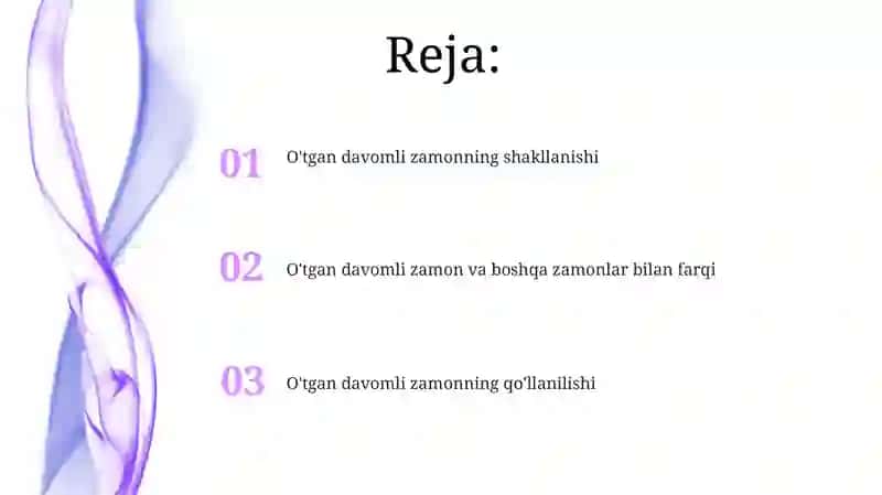 O'tgan davomli zamon 2