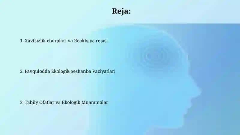 Ekologik Seshanba Vaziyatlari 2