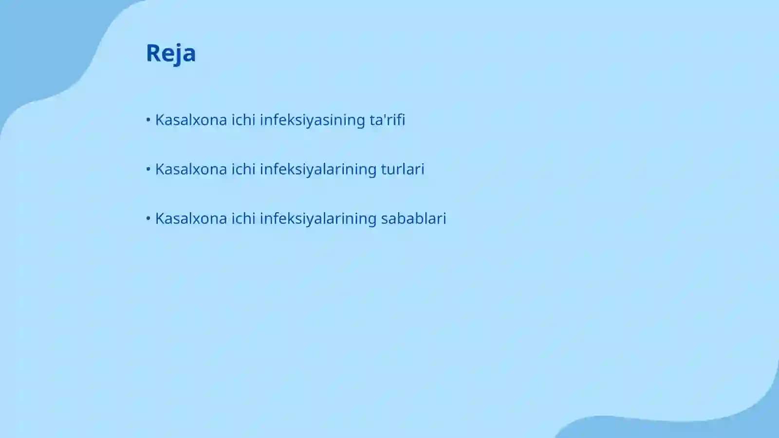 Kasalxona ichi infeksiyasi haqida tushuncha 2