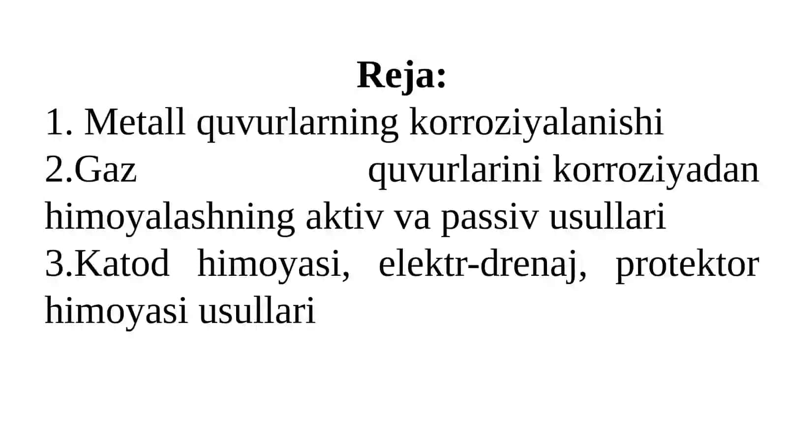 Gaz bilan ta’minlash tizimlari 2