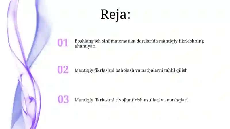 Mantiqiy fikrlashning ahamiyati 2
