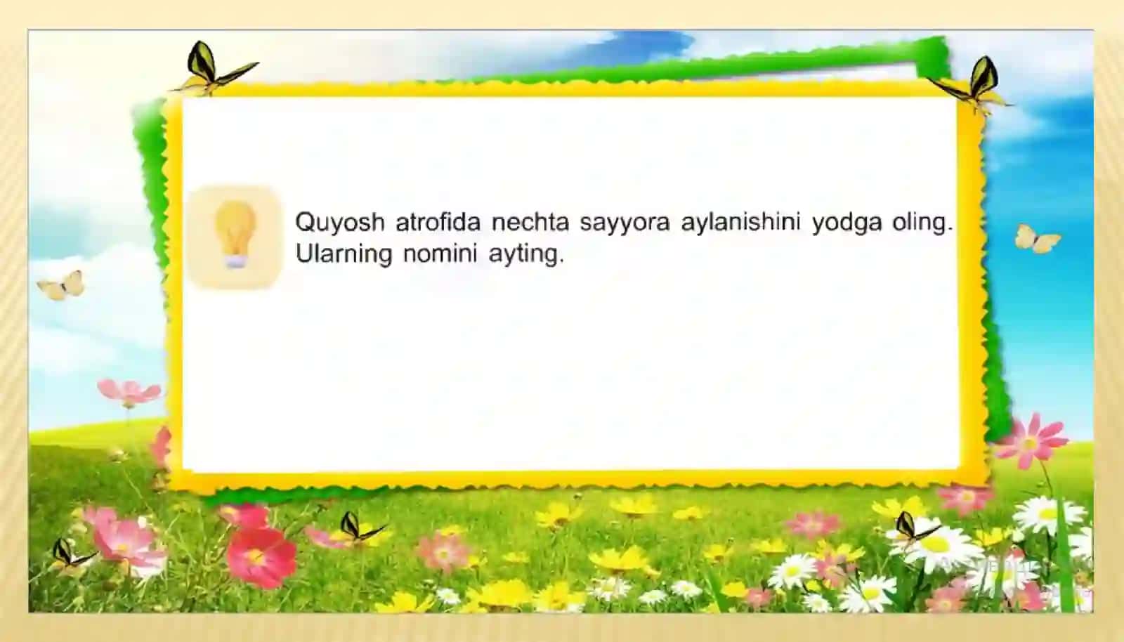 QUYOSH TIZIMI 2