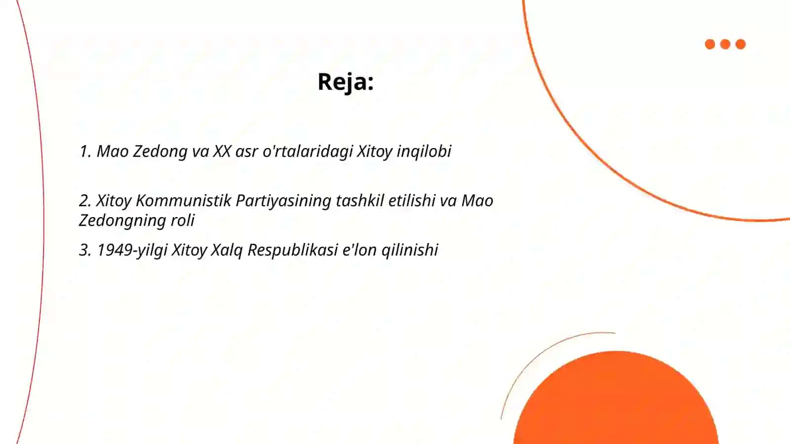 Maozedong Xitoy tarixidagi o'rni 2