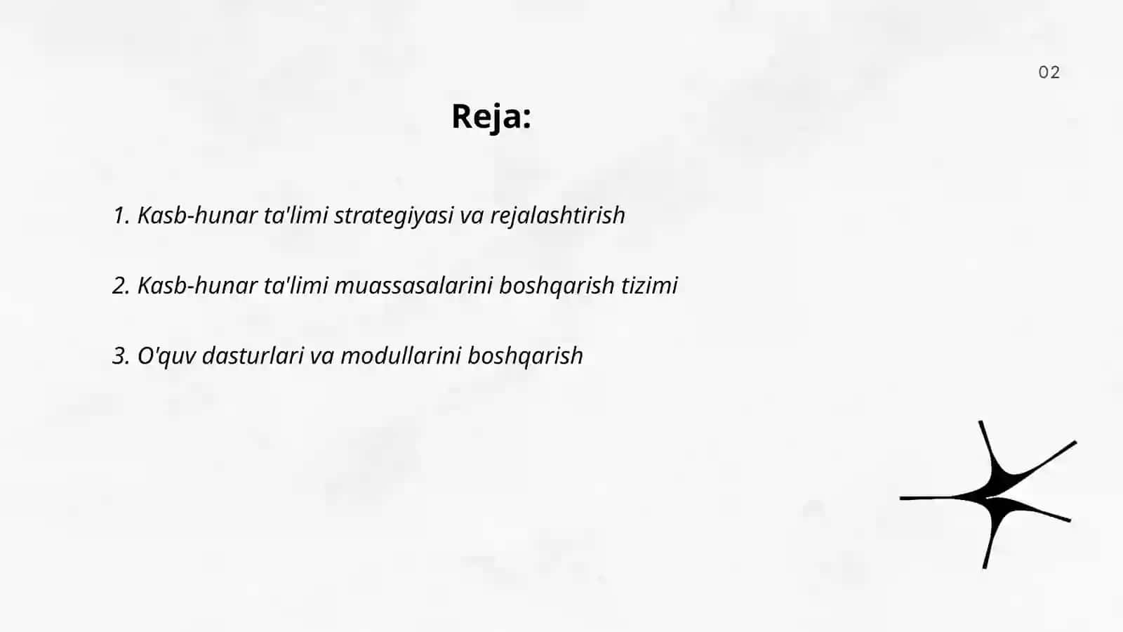 Kasb hunar talimini boshqarish 2