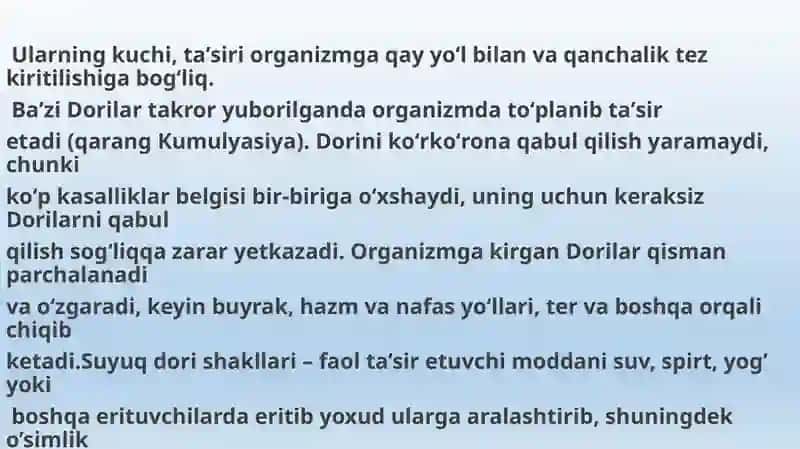 Suyuq dori vositalari va ularga retsept yozish qoidalari 2