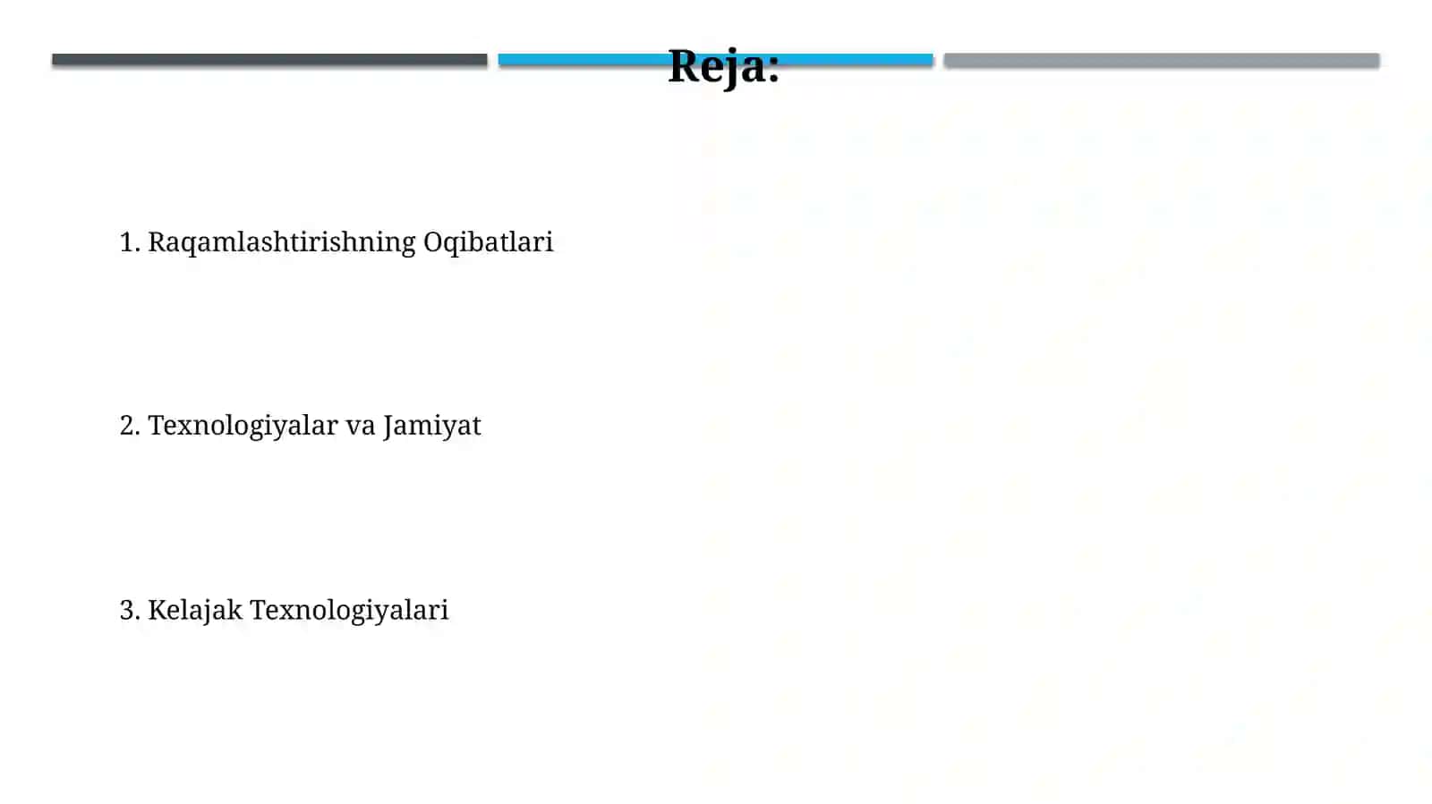 Kelajak texnologiyalari va raqamlashtirish oqibatlari 2