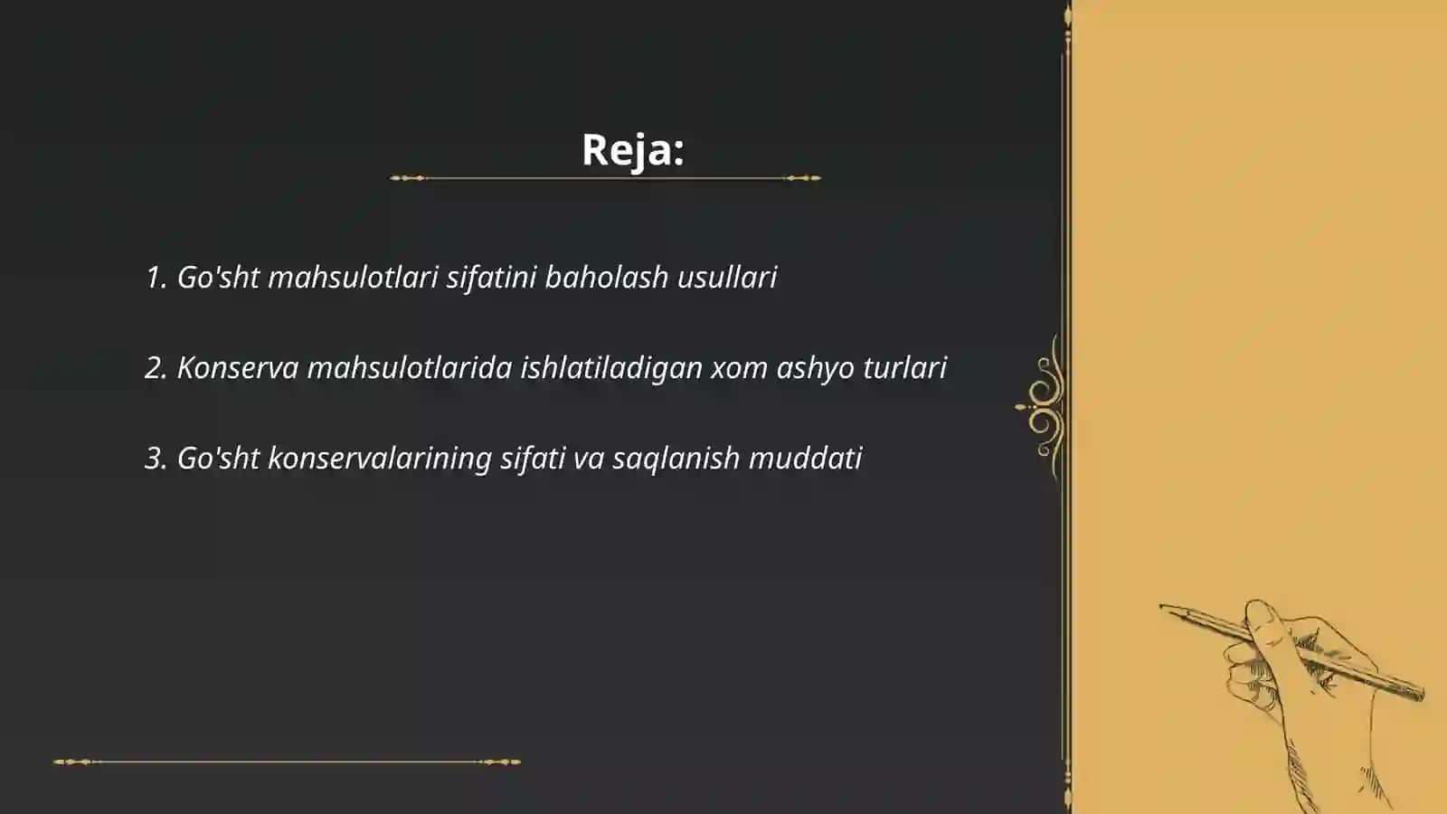 Go'sht mahsulotlari sifatini baholash usullari 2
