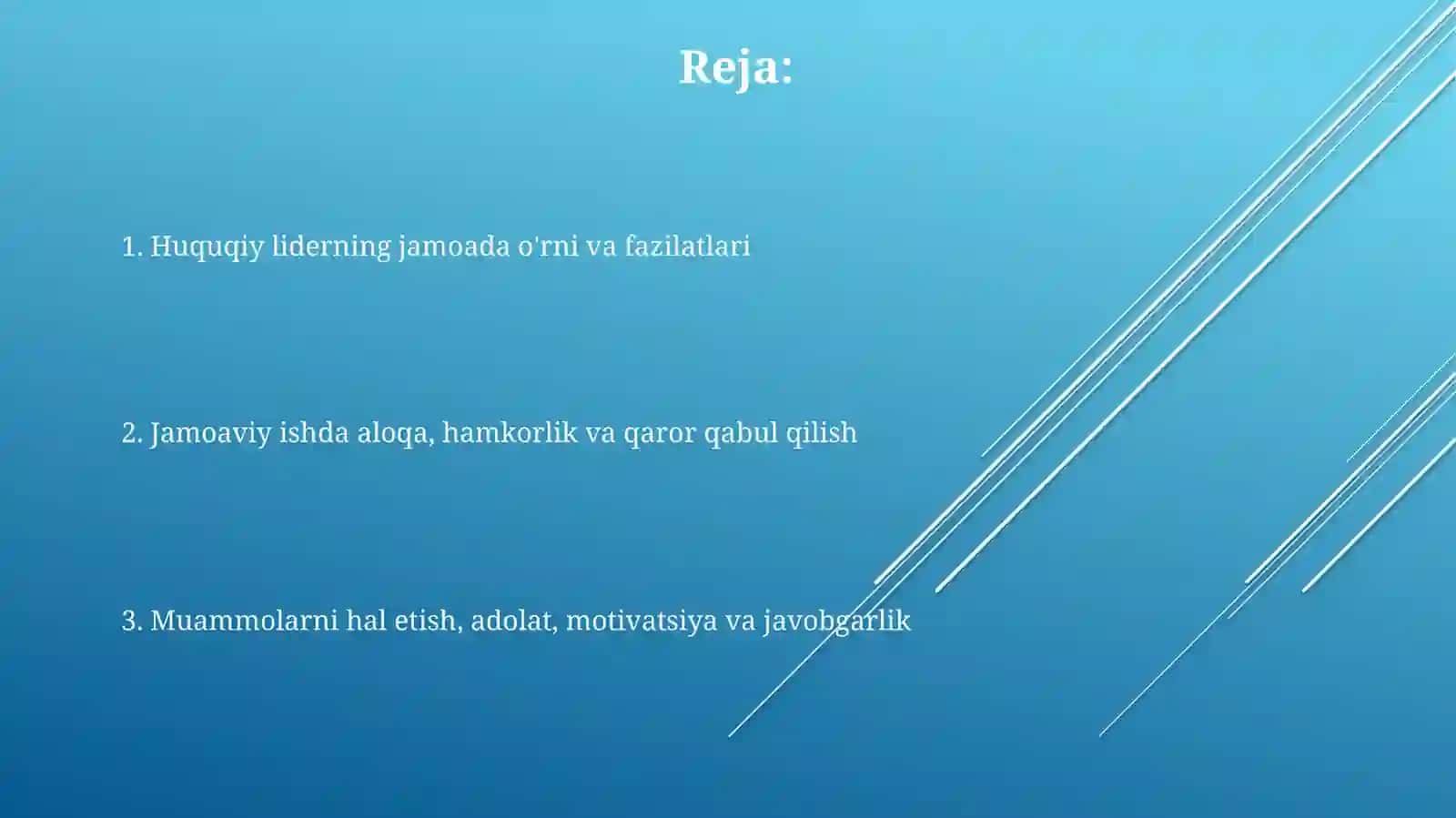 Jamoa ishida huquqshunos liderning roli 2
