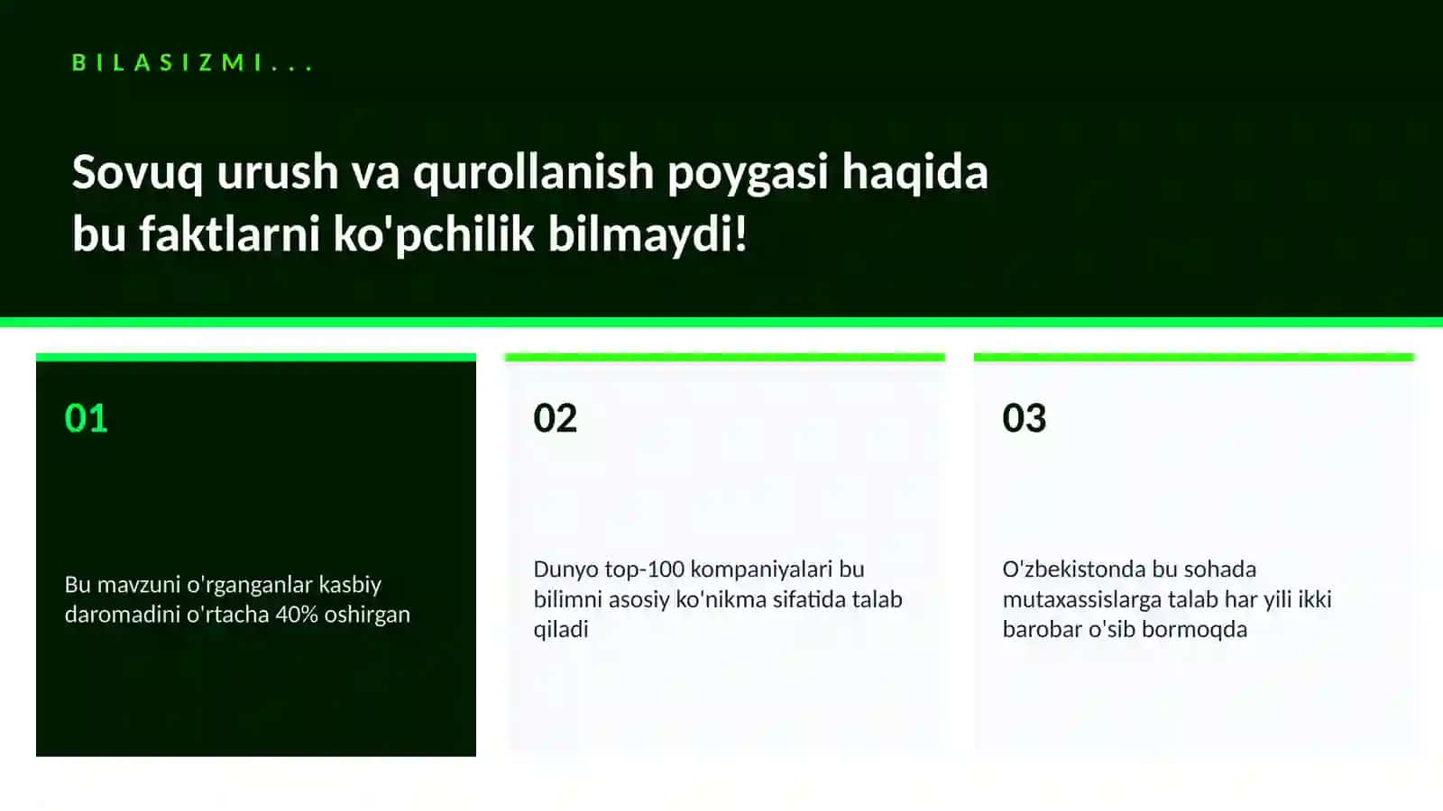 Sovuq urush va qurollanish poygasi 2