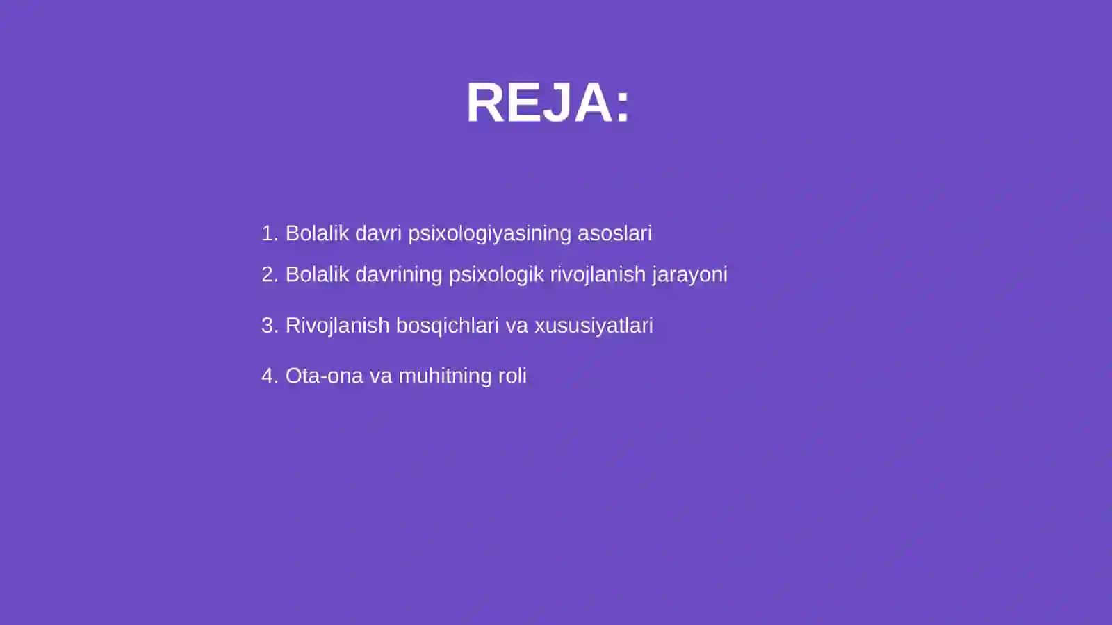 Bolalik davri pisixalogyasi 2