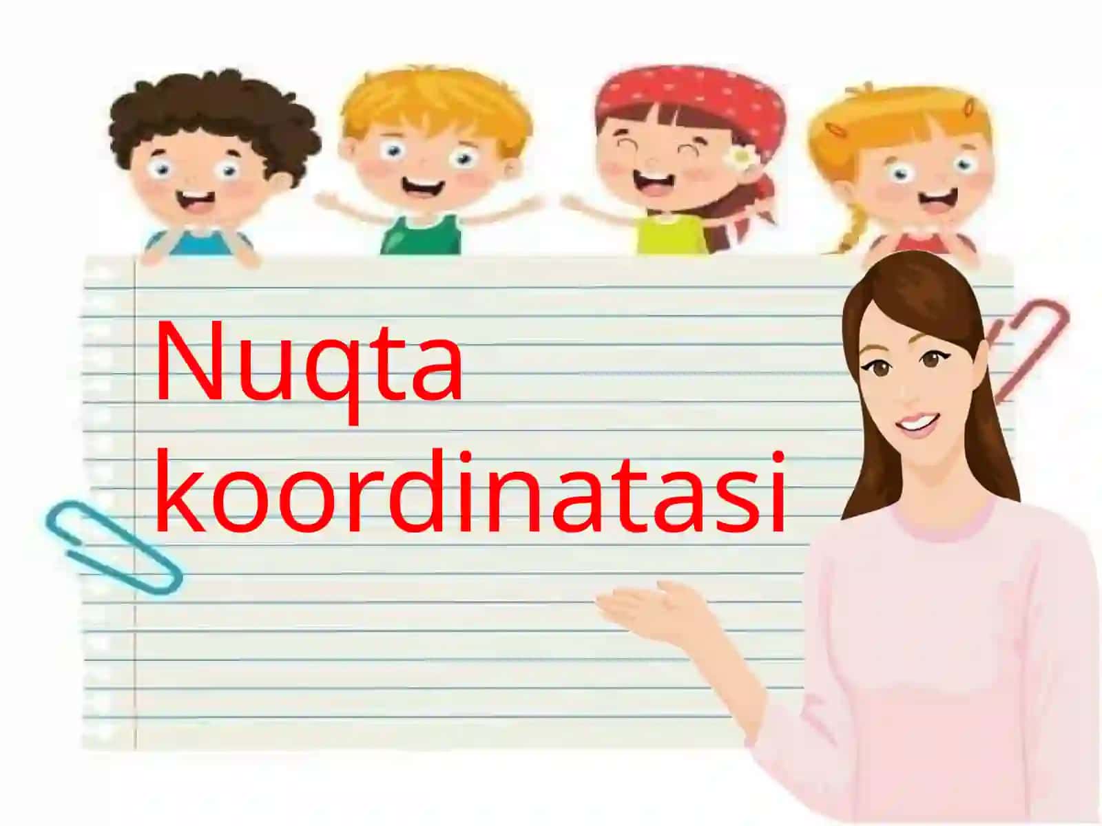Nuqta koordinatasi va koordinata burchagi 2