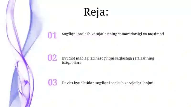Sogʻliqni saqlash xarajatlari 2