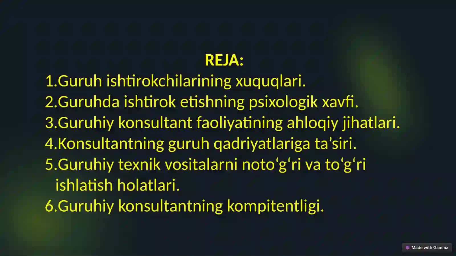 Trenerning ahloqiy me’yorlari 2