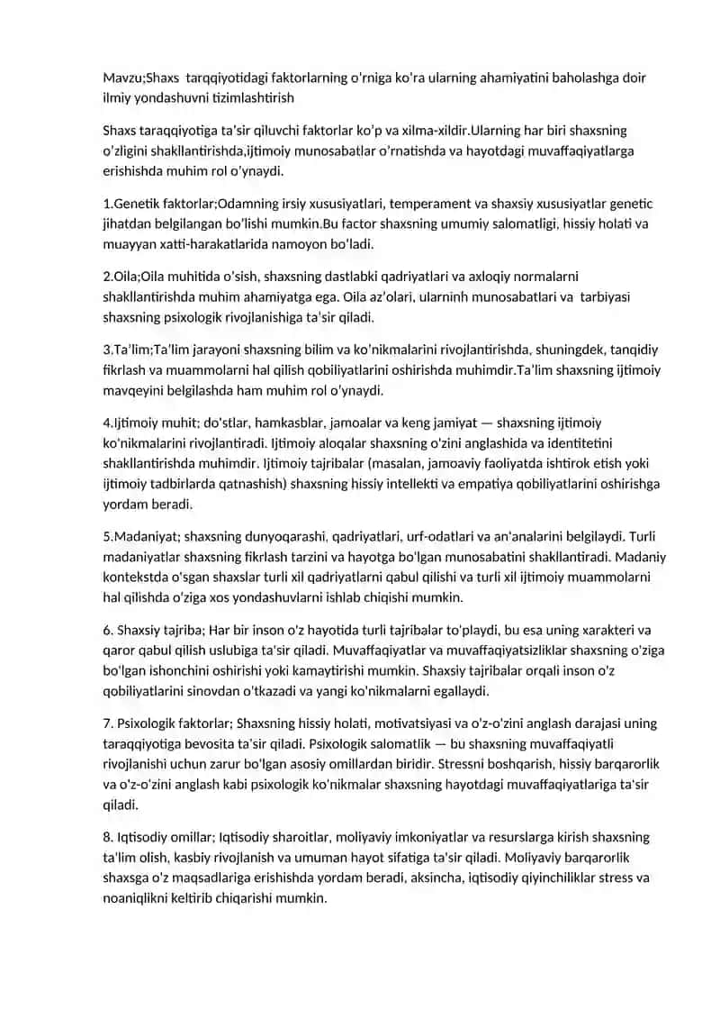 UMUMIY PSIXOLOGIYA (SHAXS)FANI 2