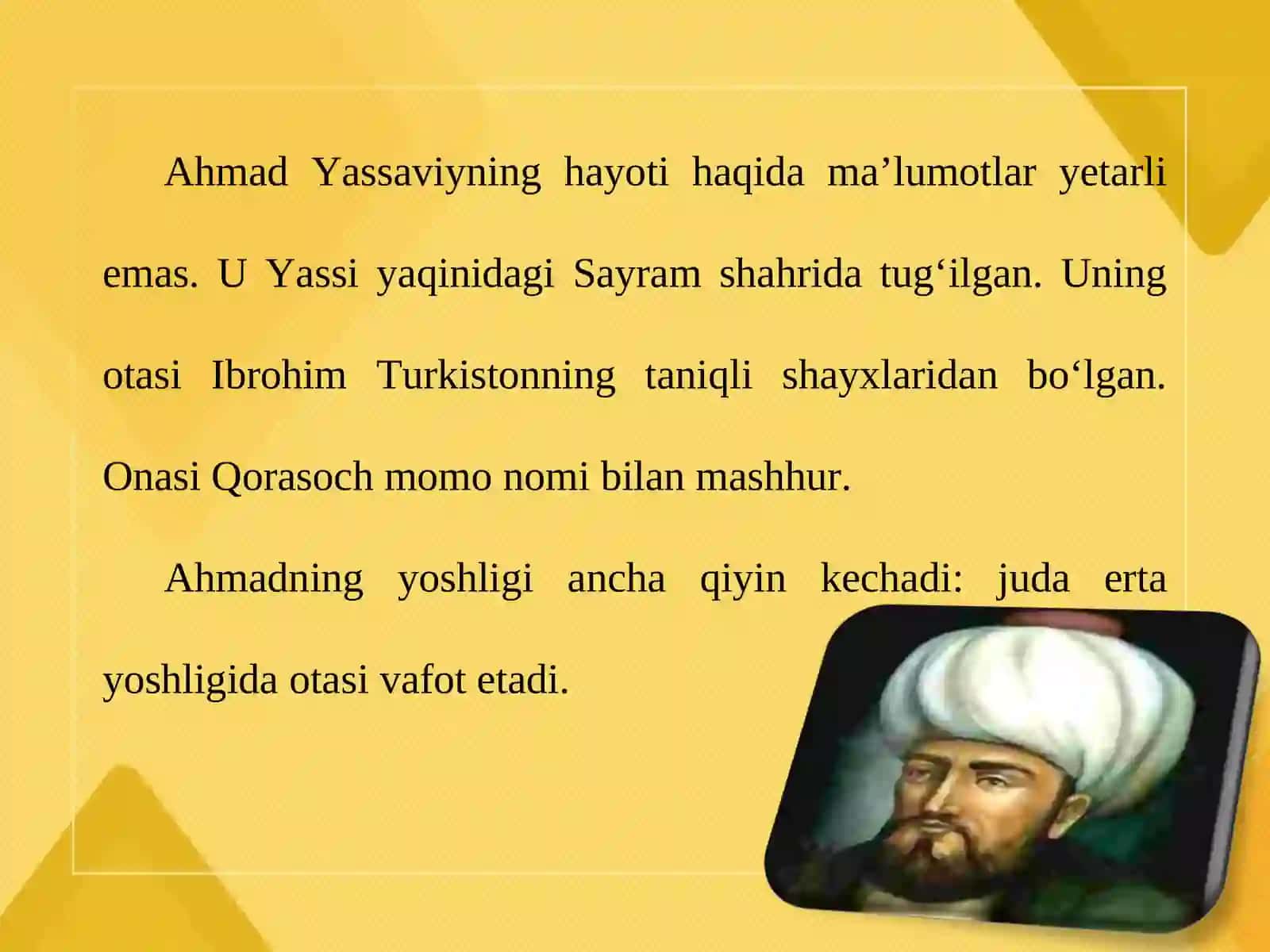 AHMAD YASSAVIY 2