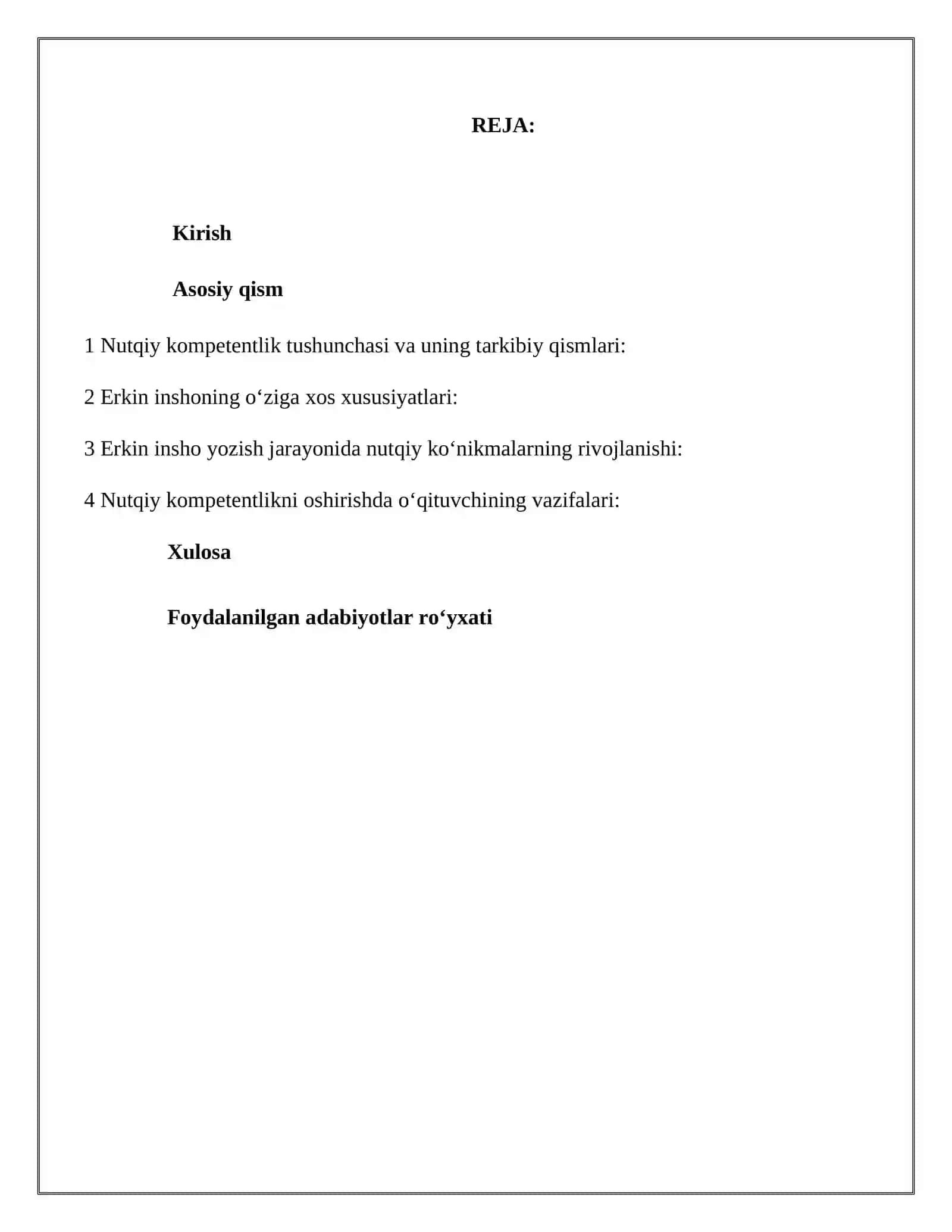 O‘zbek adabiyotini o’qitish metodikasi 2