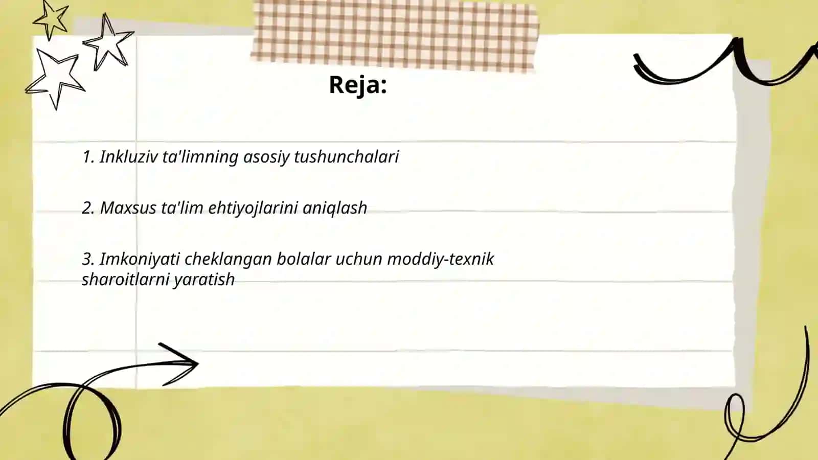 Inkluziv ta'limning asosiy tushunchalari 2