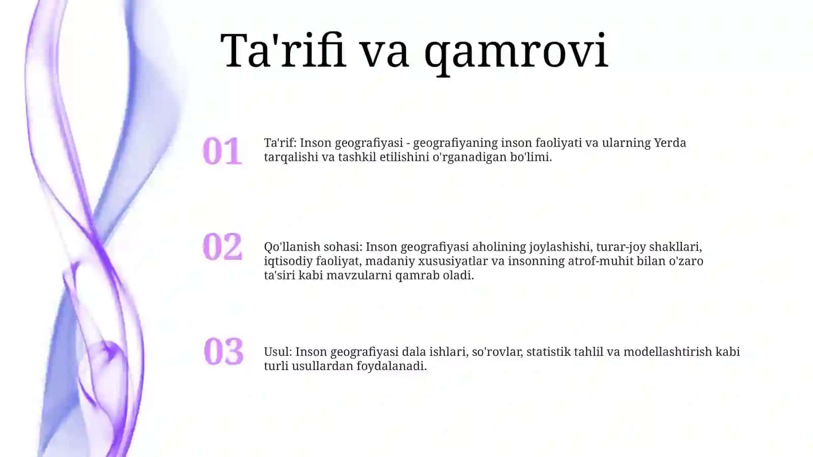 Inson Geografiyasi 2