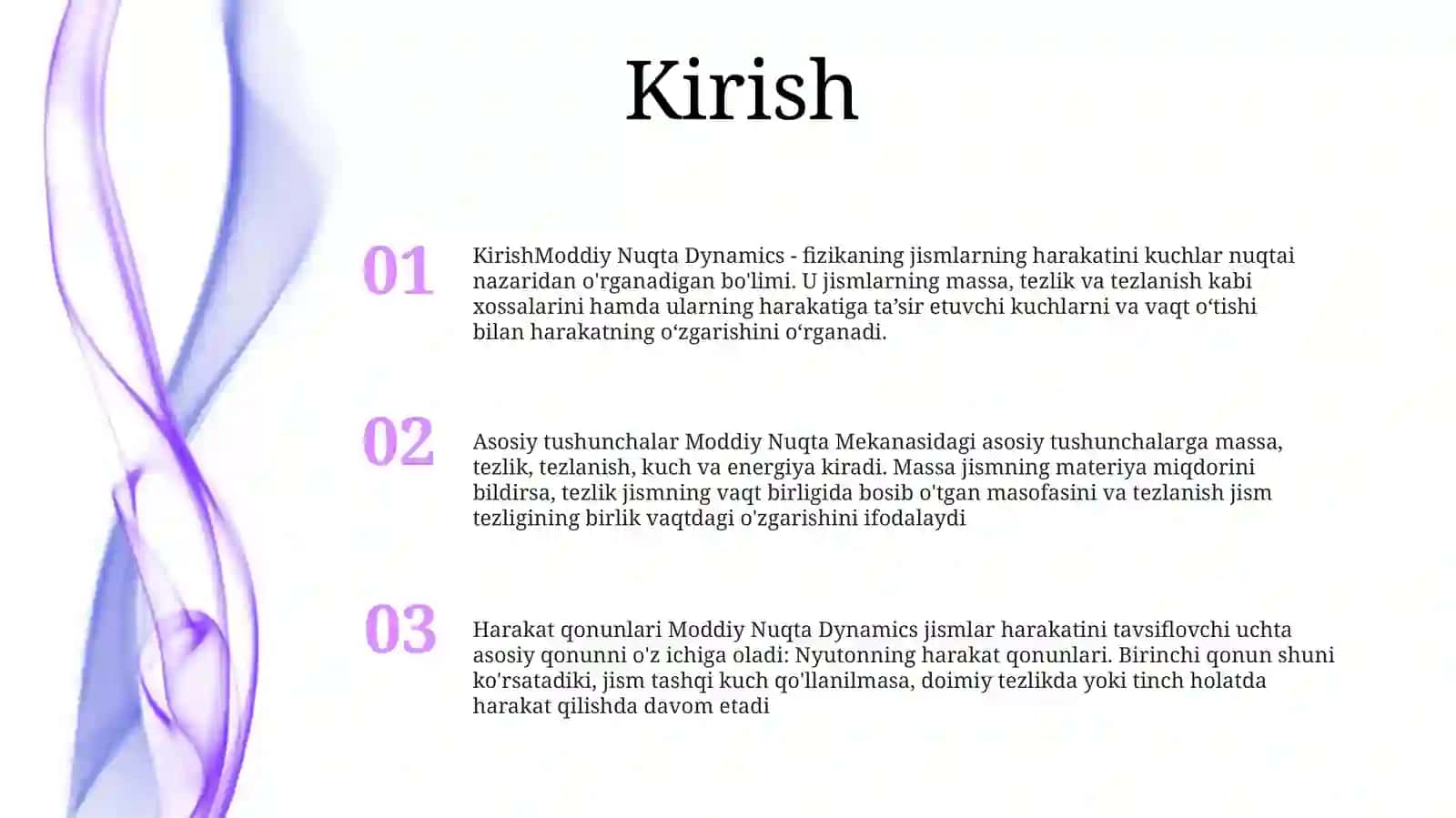 ModdiyNuqtaDinamikasi 2