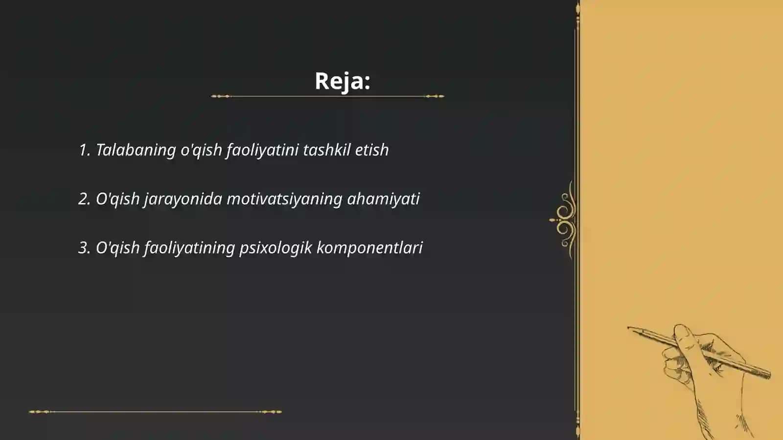 Talaba o'qish faoliyati, uning komponentlari va psixologik xususiyatlari 2