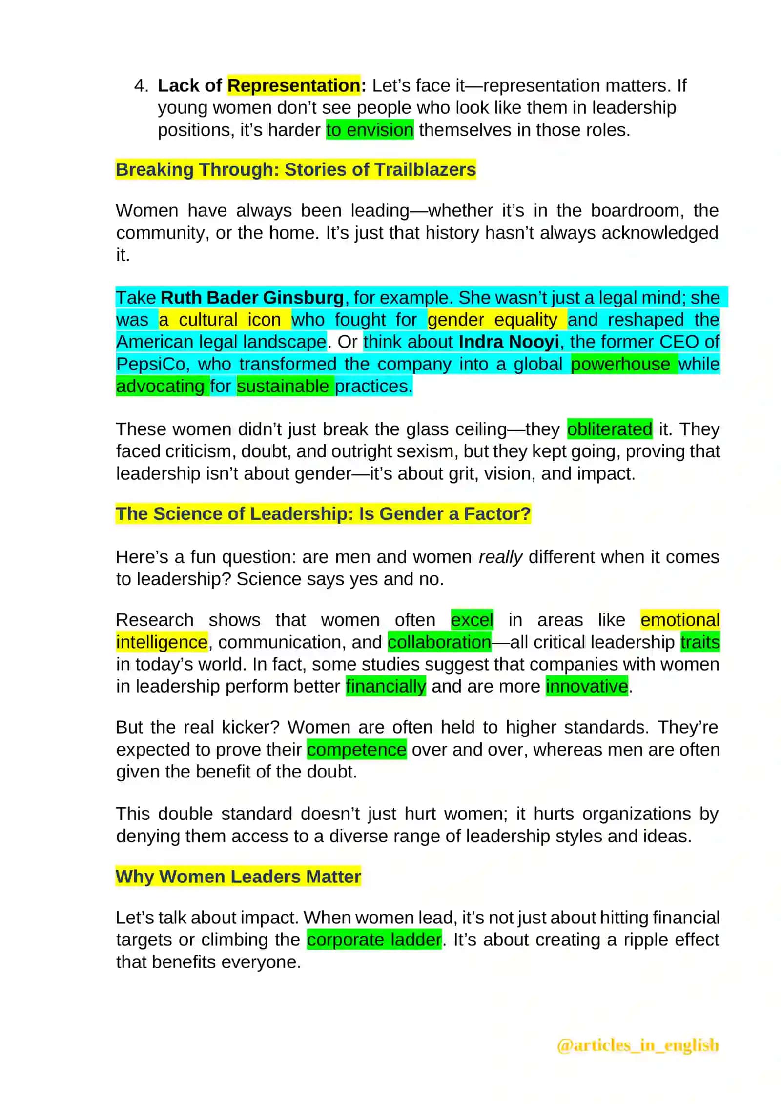 Women in Leadership: Breaking Glass Ceilings 2