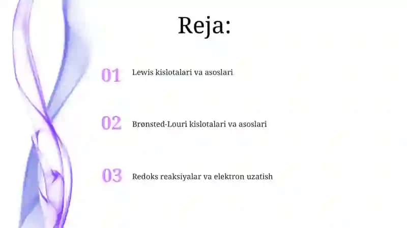 Lewis kislotalari va asoslari 2