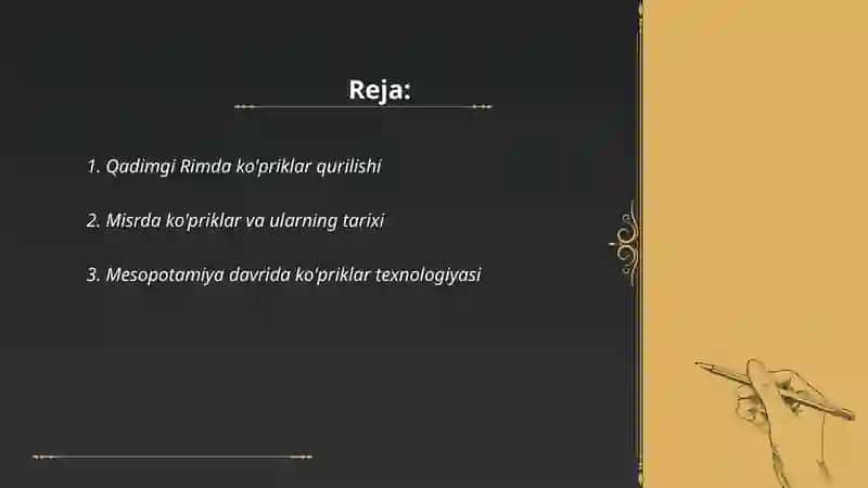 Qadimgi Rimda ko'priklar qurilishi 2