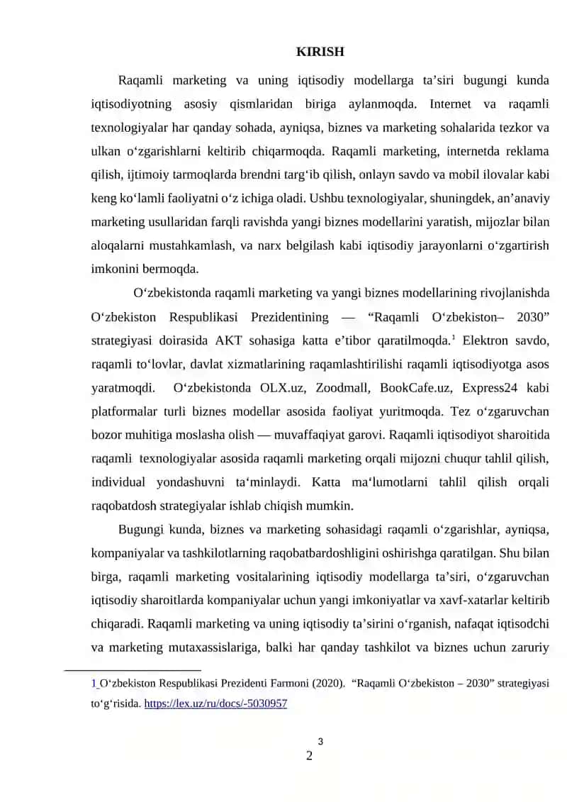 Raqamli marketing va uning iqtisodiy modellarga ta'siri 2