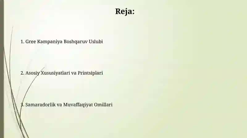 Gree Kampaniya Boshqaruv 2