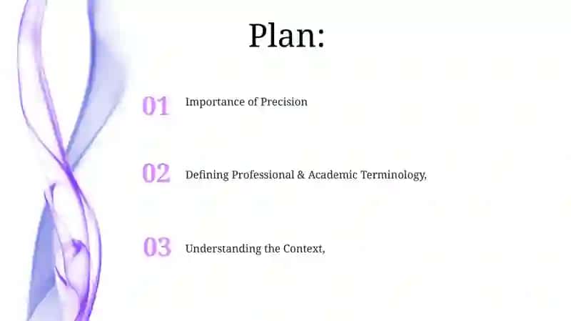 Professional and academic terminology 2