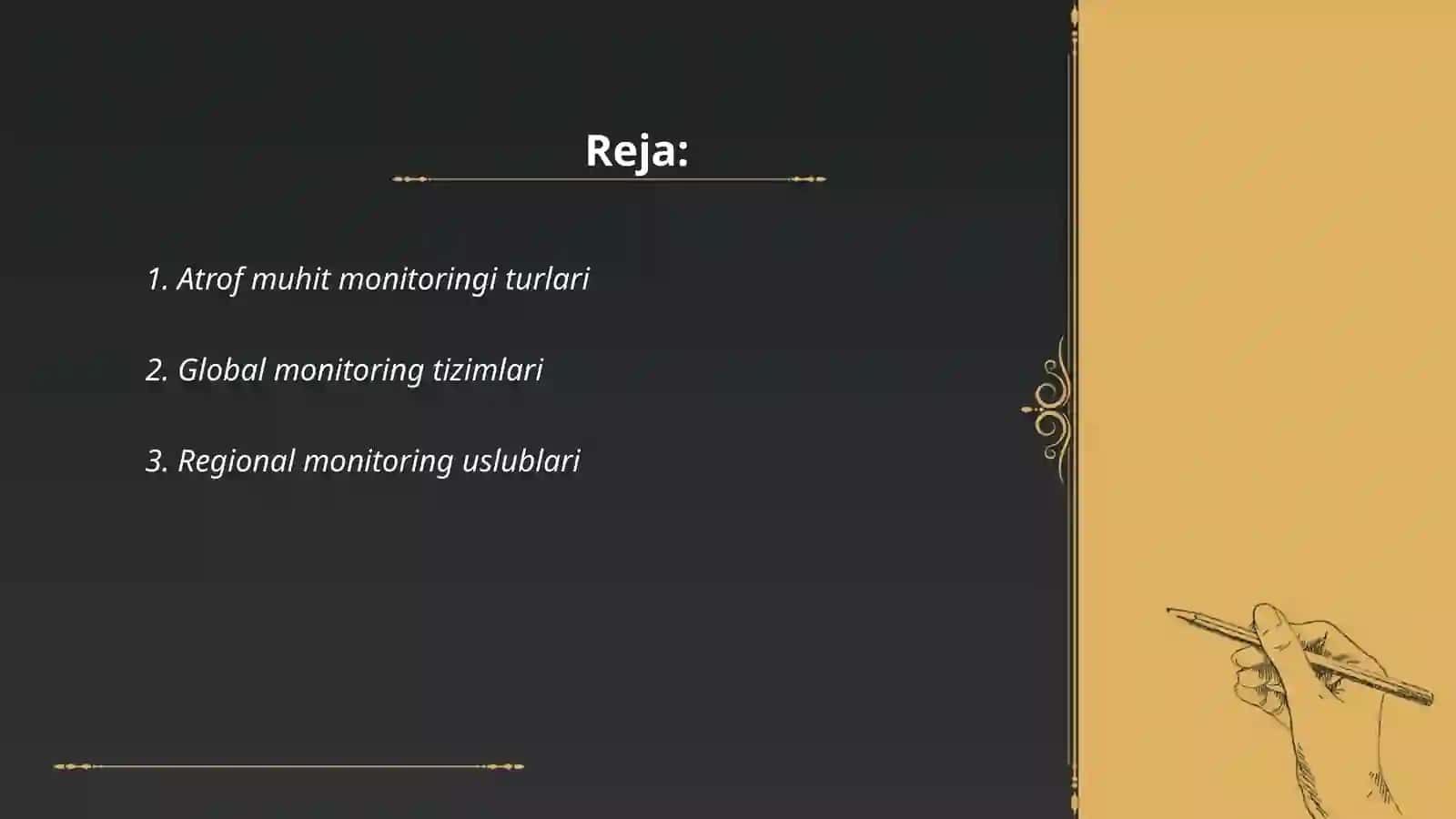 Atrof muhit obektlari global va regionalmonitoringi.Pestitsidlar siniflanishi organizmga tasiri zaharlanish darajasi 2