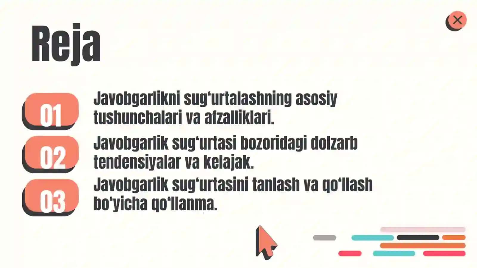 Javobgarlikni sug‘urtalash 2
