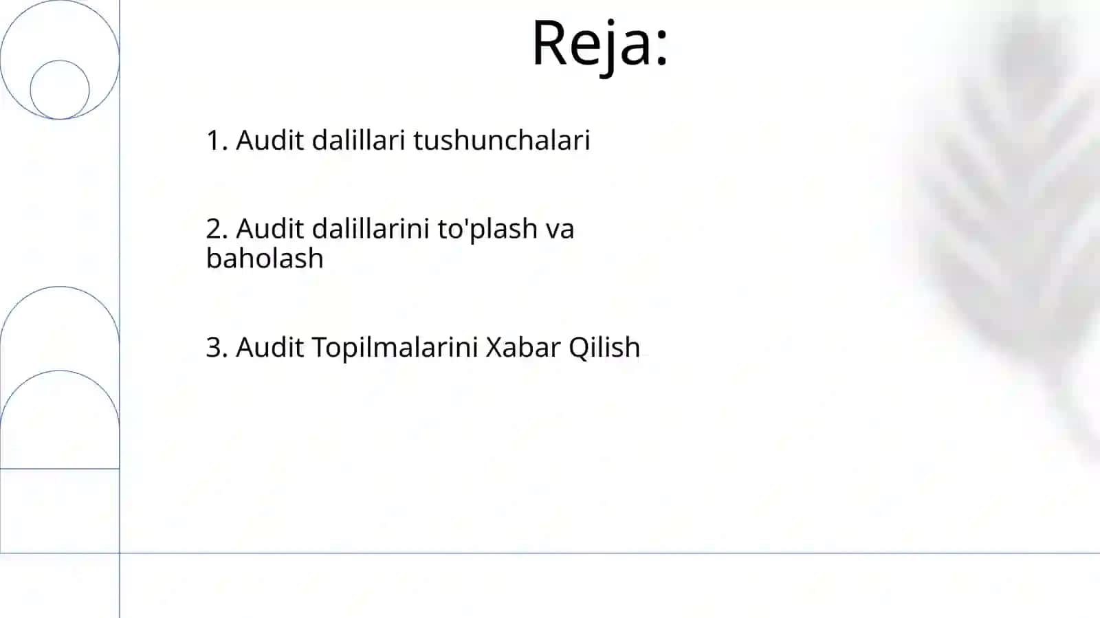 Auditorlik dalilllari 2