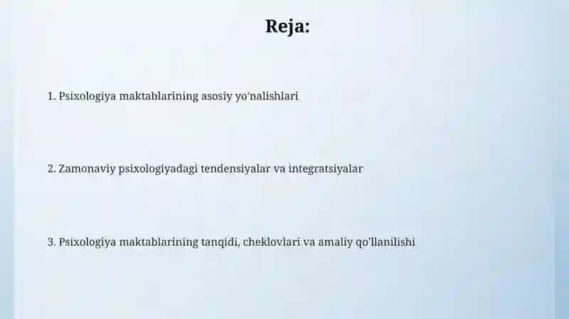 Psixologiya maktablari 2