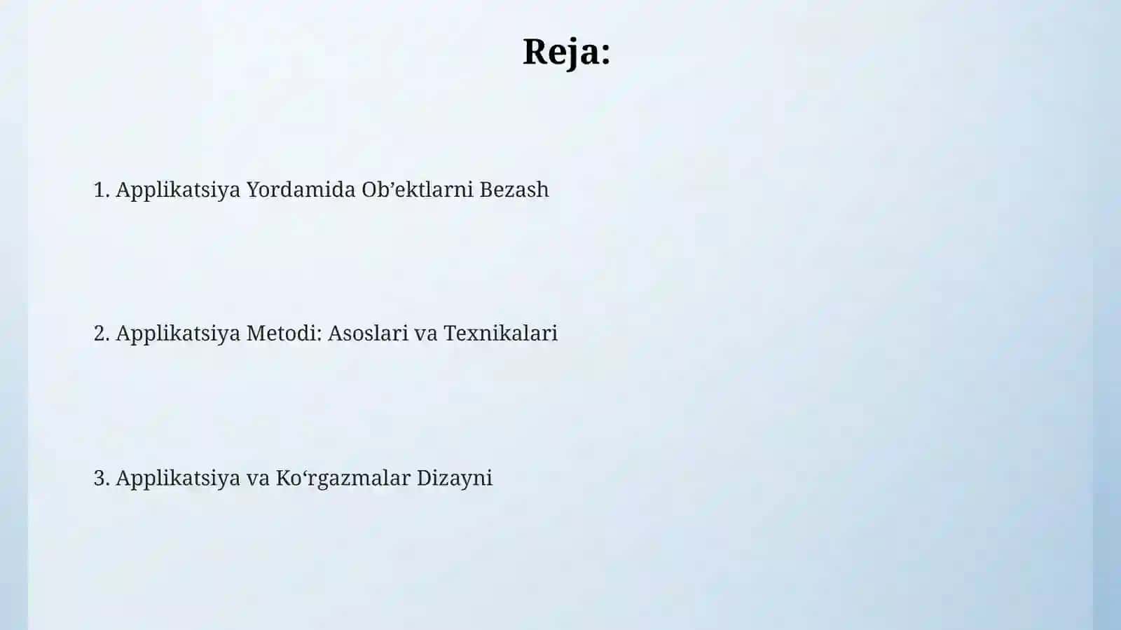 Applikatsiya Teknikasi 2