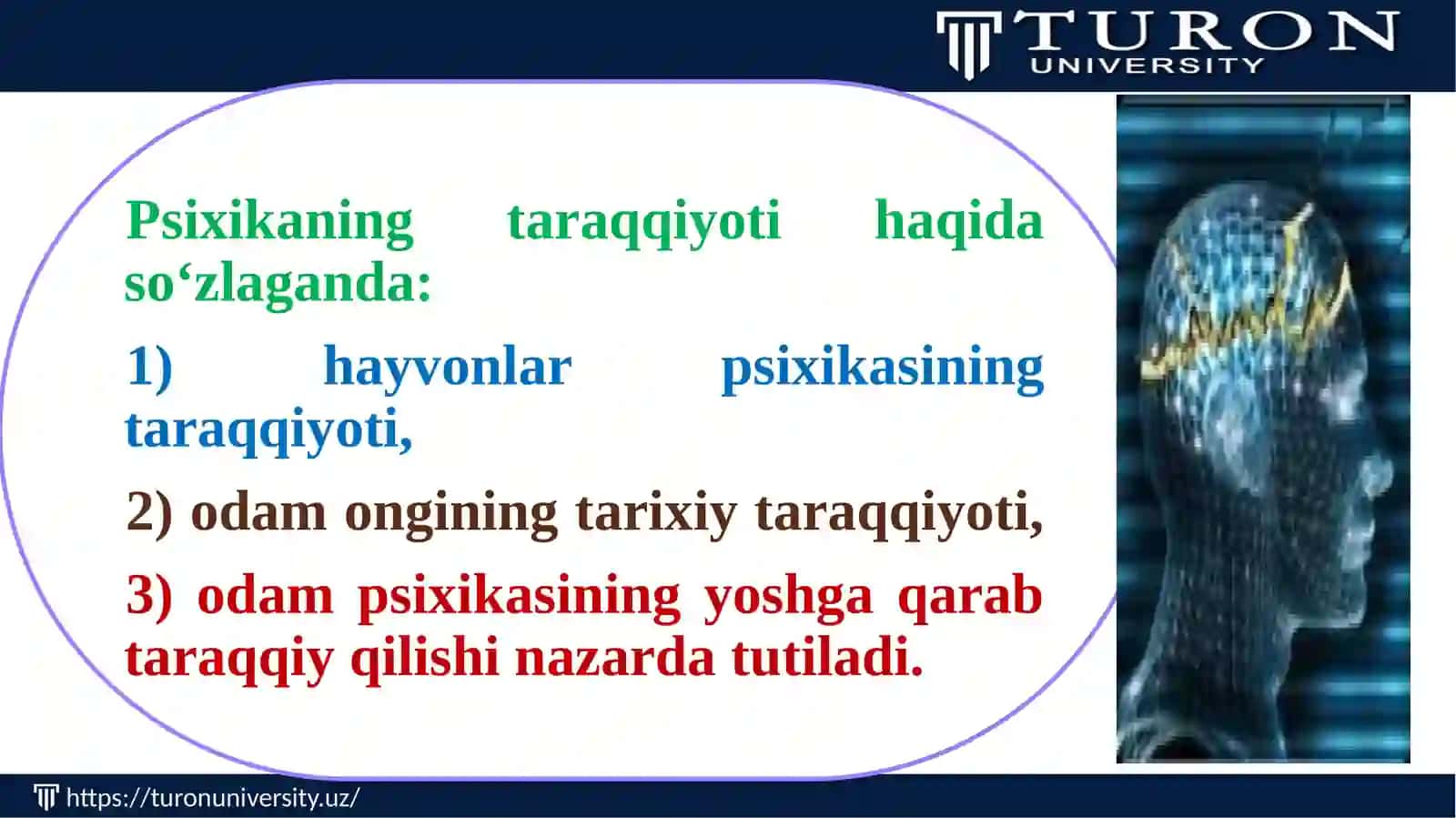 PSIXIKA VA ONGNING FILOGENETIK TARAQQIYOTI 2