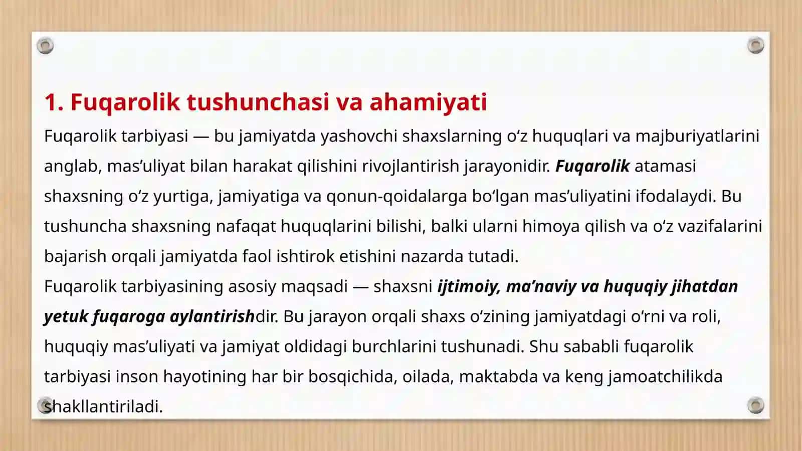 Fuqaroliktarbiyasi 2