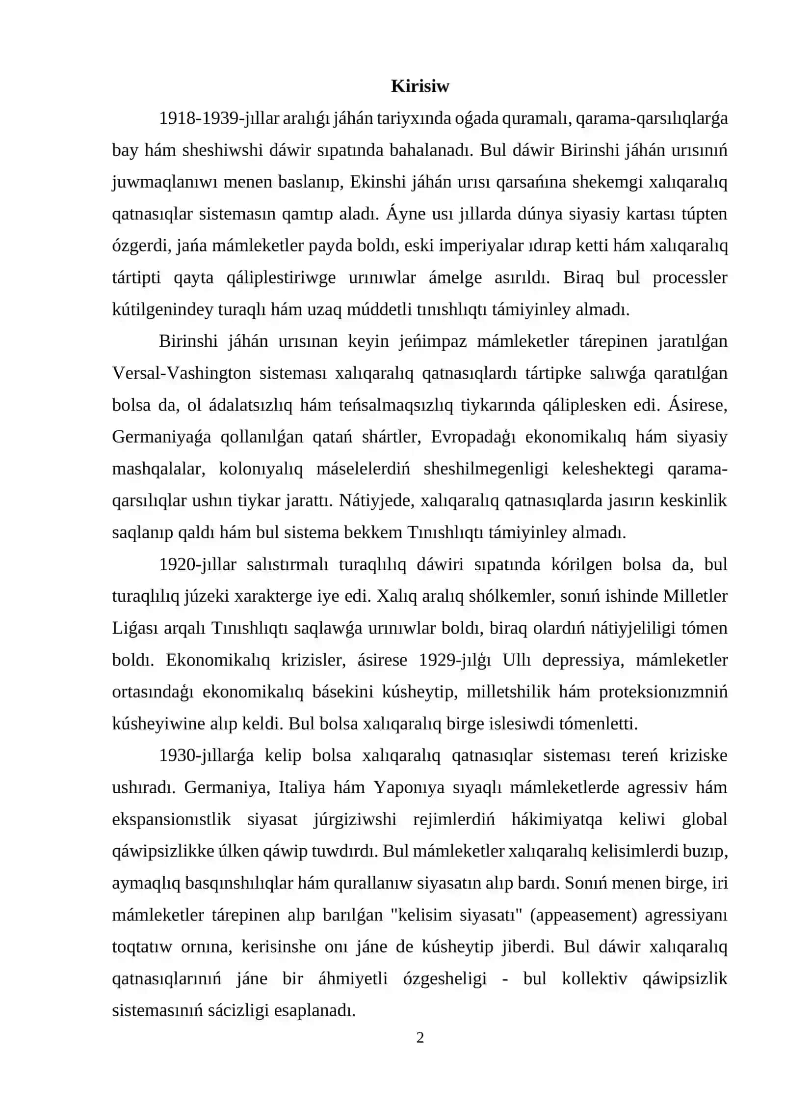 1918-1939-jıllarda xalqaralıq qatnasıqlar 2