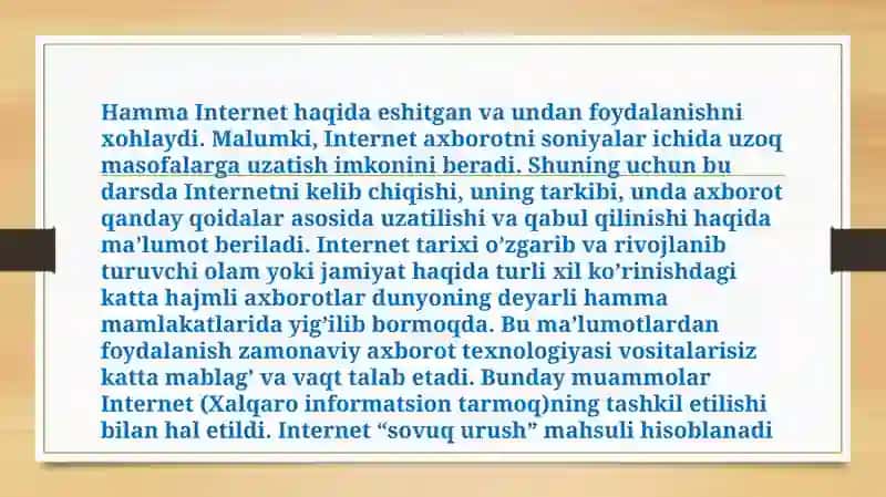 Internettarixiva rivojlanishbosqichlari 2
