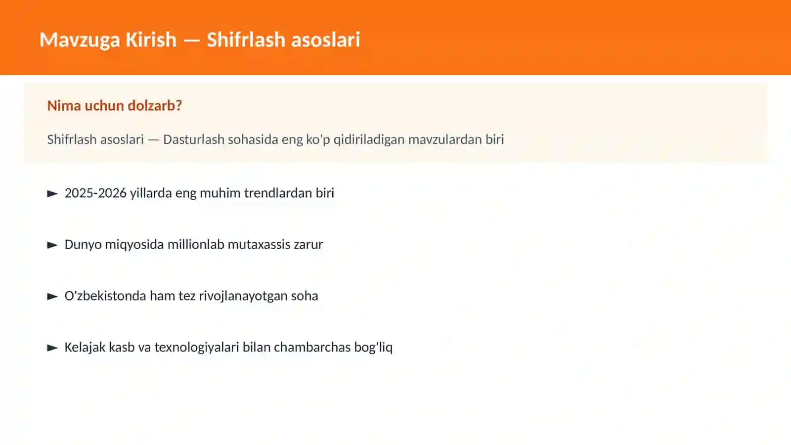 Shifrlash asoslari 2