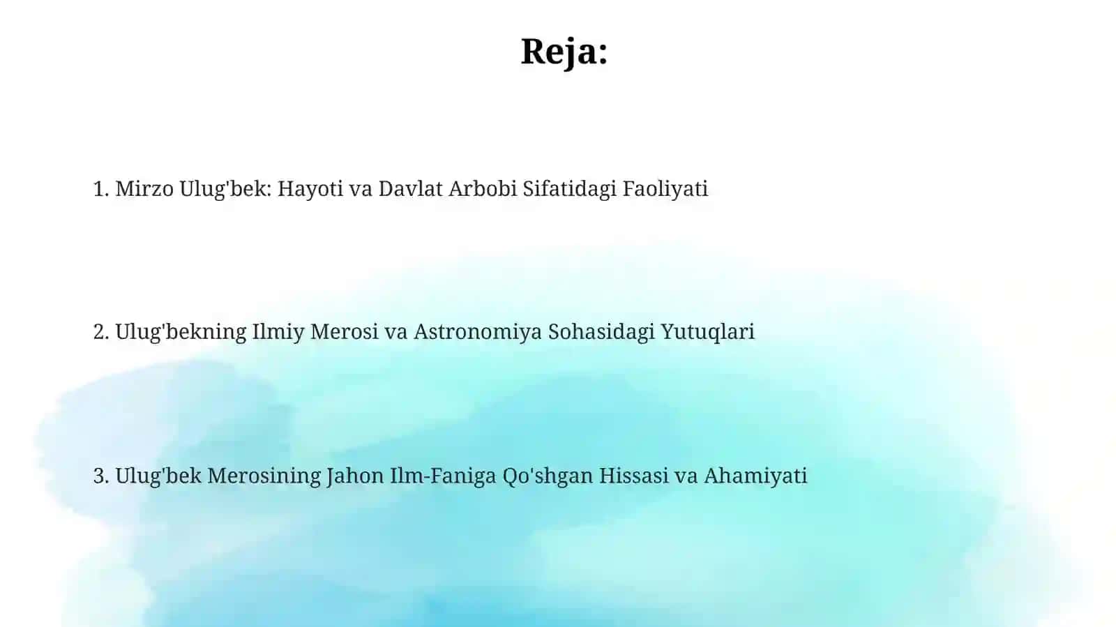 Mirzo Ulug‘bek: Hayoti va Davlat Arbobi Sifatidagi Faoliyati 2