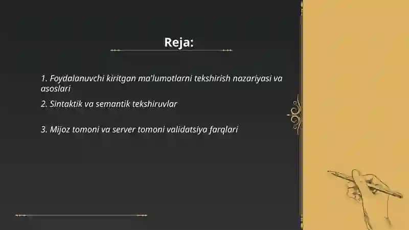 Algaritimlarni Loyhalash fanidan mustaqil ish 2