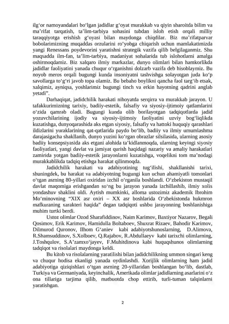 MA’RIFAT BAYROG‘IN TUTGAN JADIDLAR 2