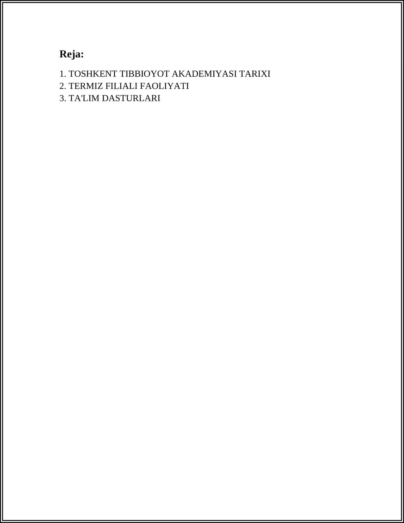 Toshkent Tibbioyot Akadeemiyasi Termiz Filiali 2