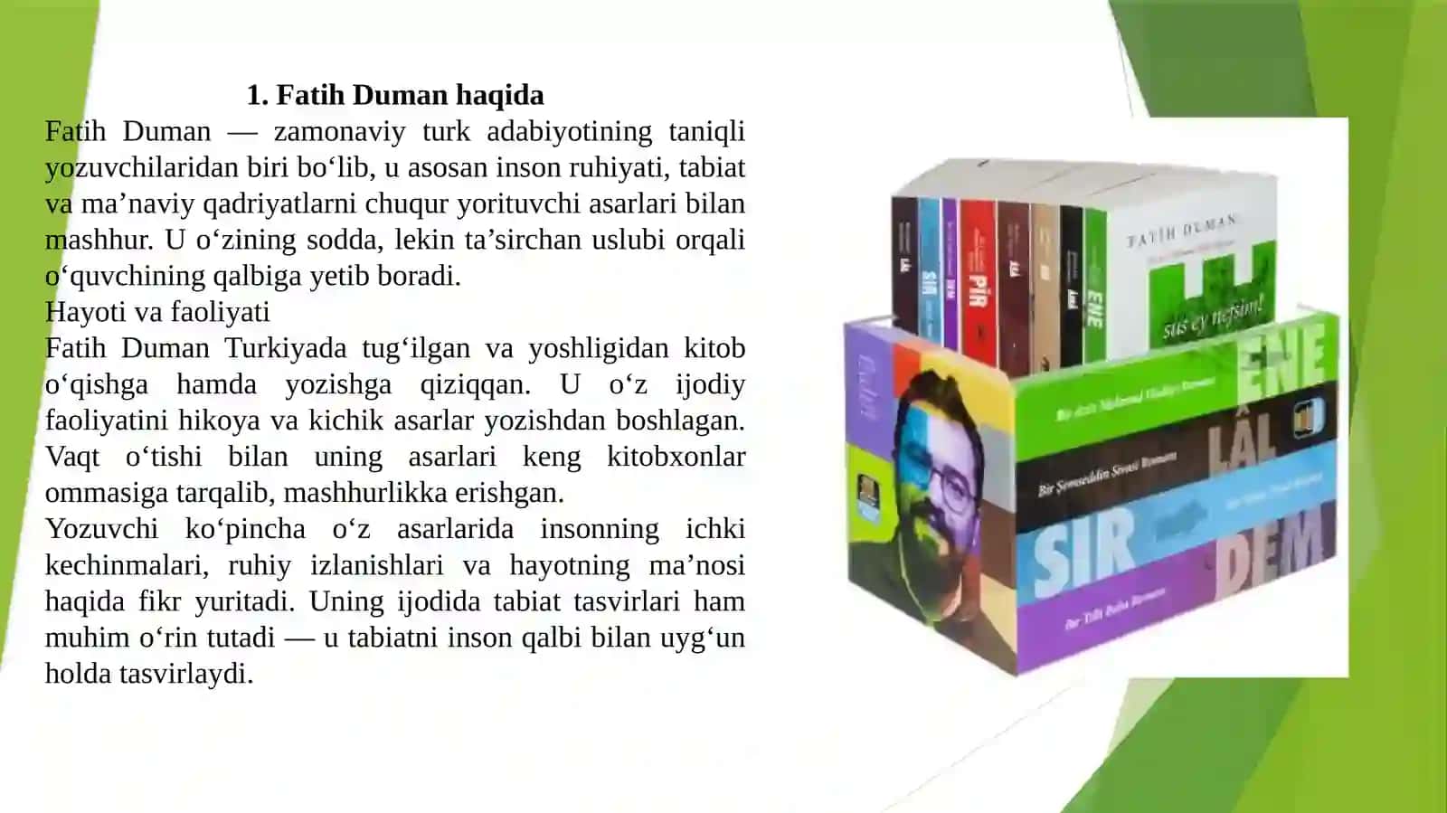Fatih Duman  Men asari 2
