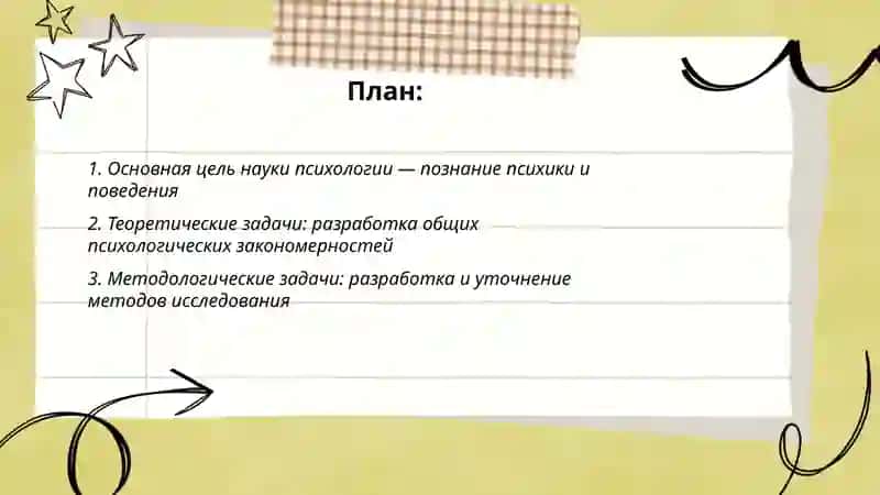 Цели и задачи науки психологии 2