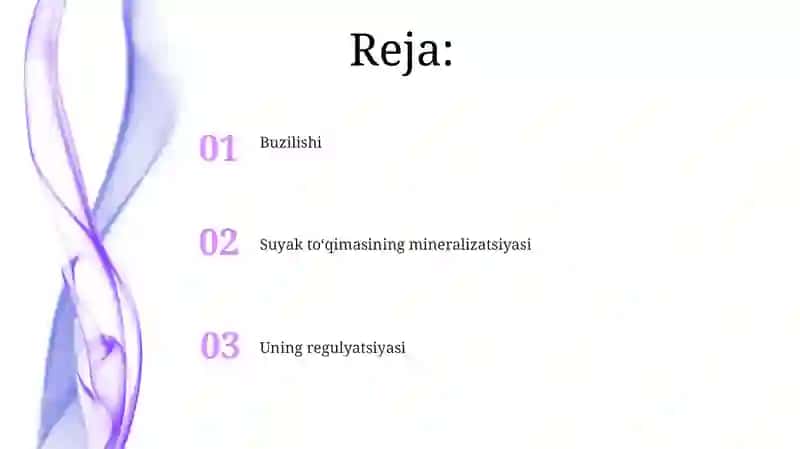 Suyak toʻqimasining mineralizatsiyasi 2