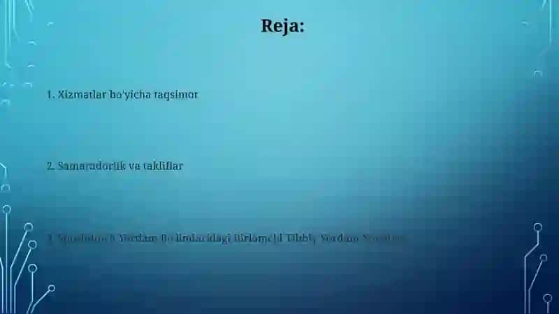 Shoshilinch Tibbiy Yordam Xonalari 2