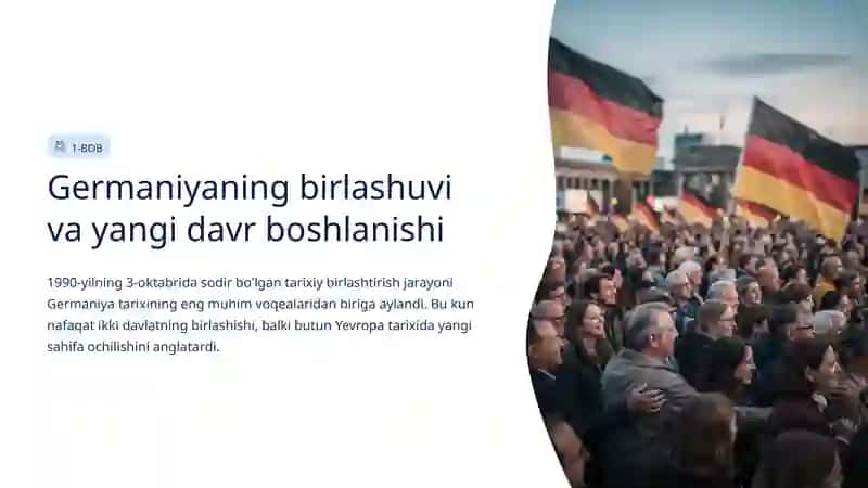 Germaniya Federativ Respublikasi: 1991–2017-yillarda tarix va taraqqiyot 2