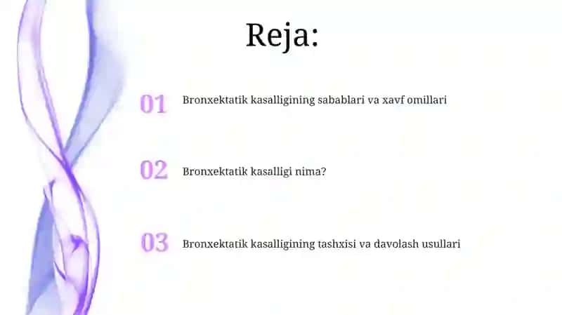 Bronxiektaziya kasalligi 2
